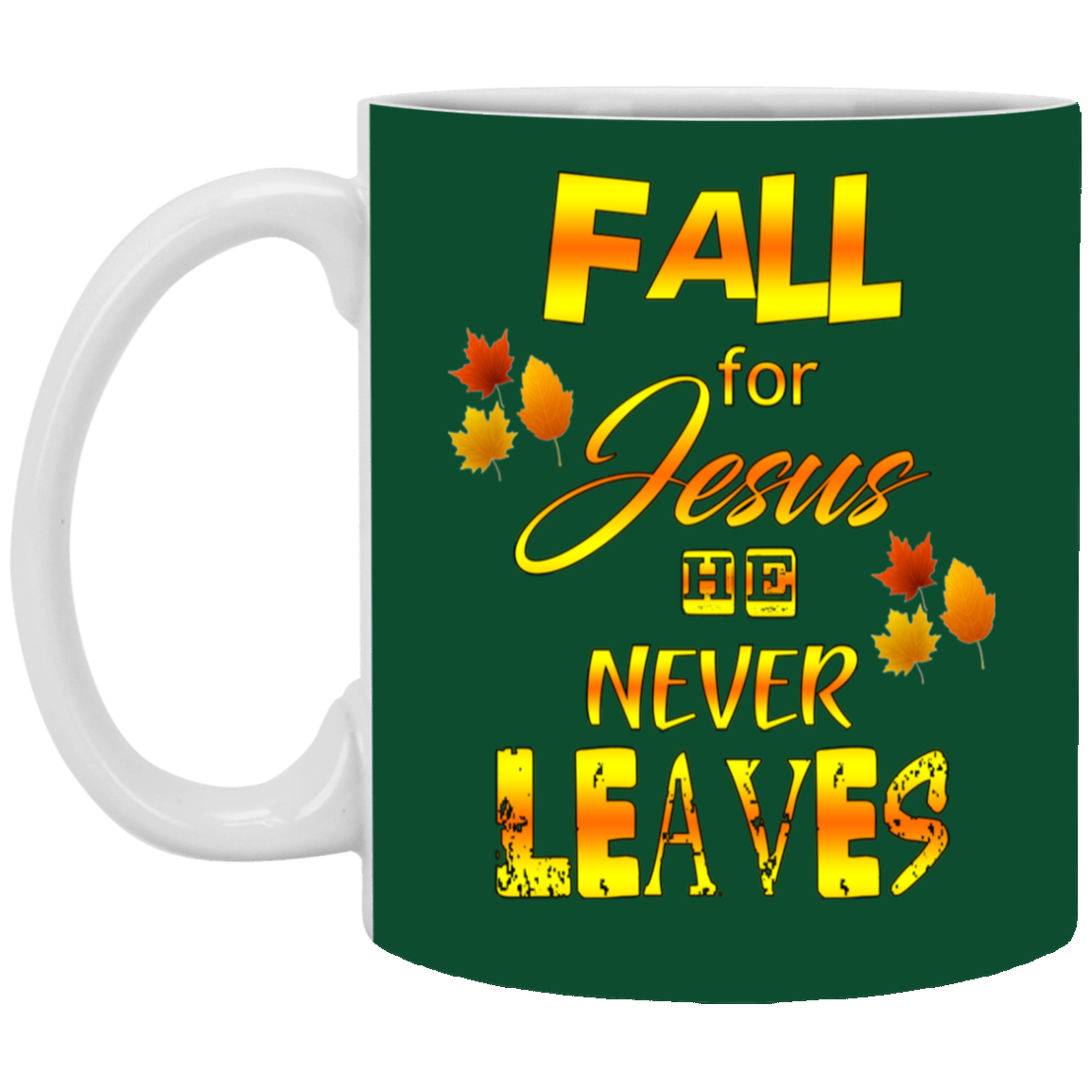 Fall For Jesus-11oz White Mug