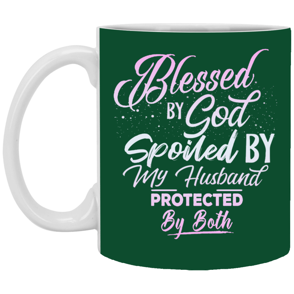 Blessed & Spoiled Gradient-11oz White Mug