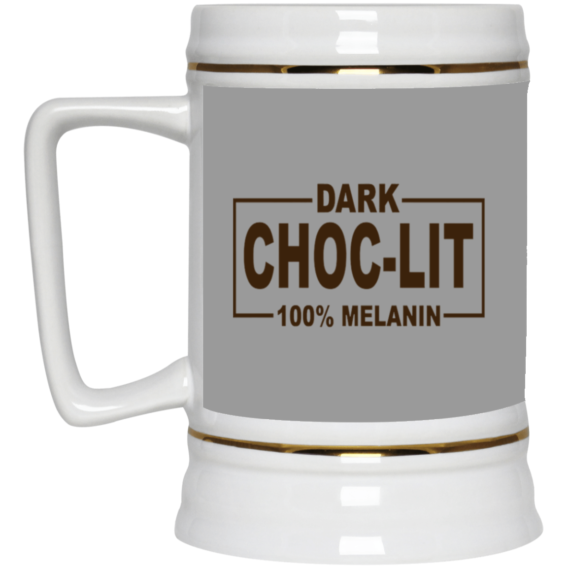 Dark Choc-Lit-Beer Stein 22oz.