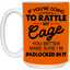 Rattle My Cage-15oz White Mug