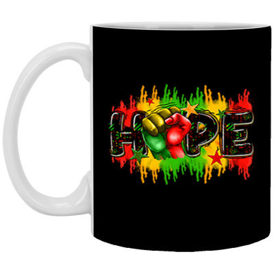 Hope Fist-11oz White Mug