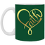 Faith Heart-11oz White Mug