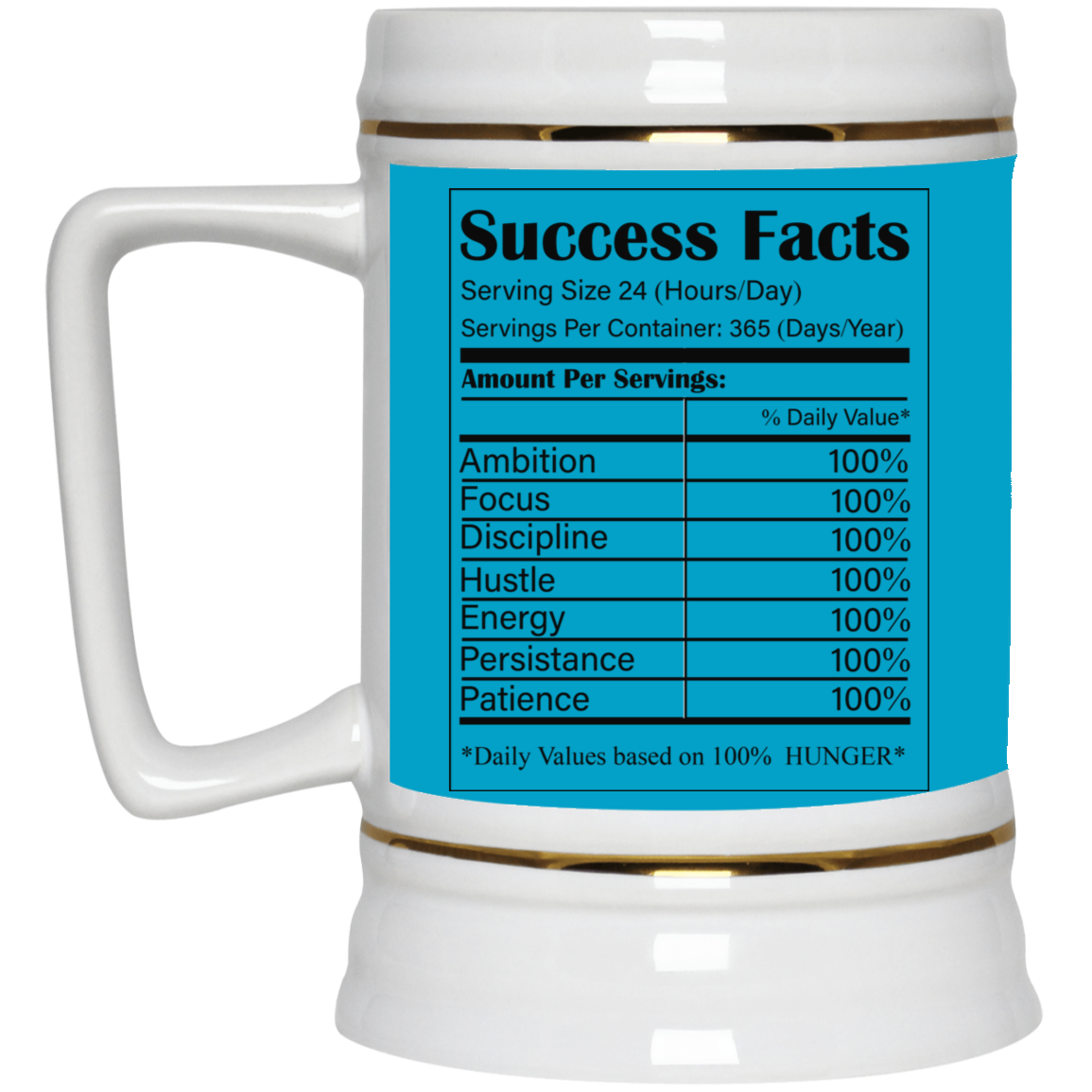 Success Facts-Beer Stein 22oz.