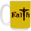 Faith-15oz White Mug