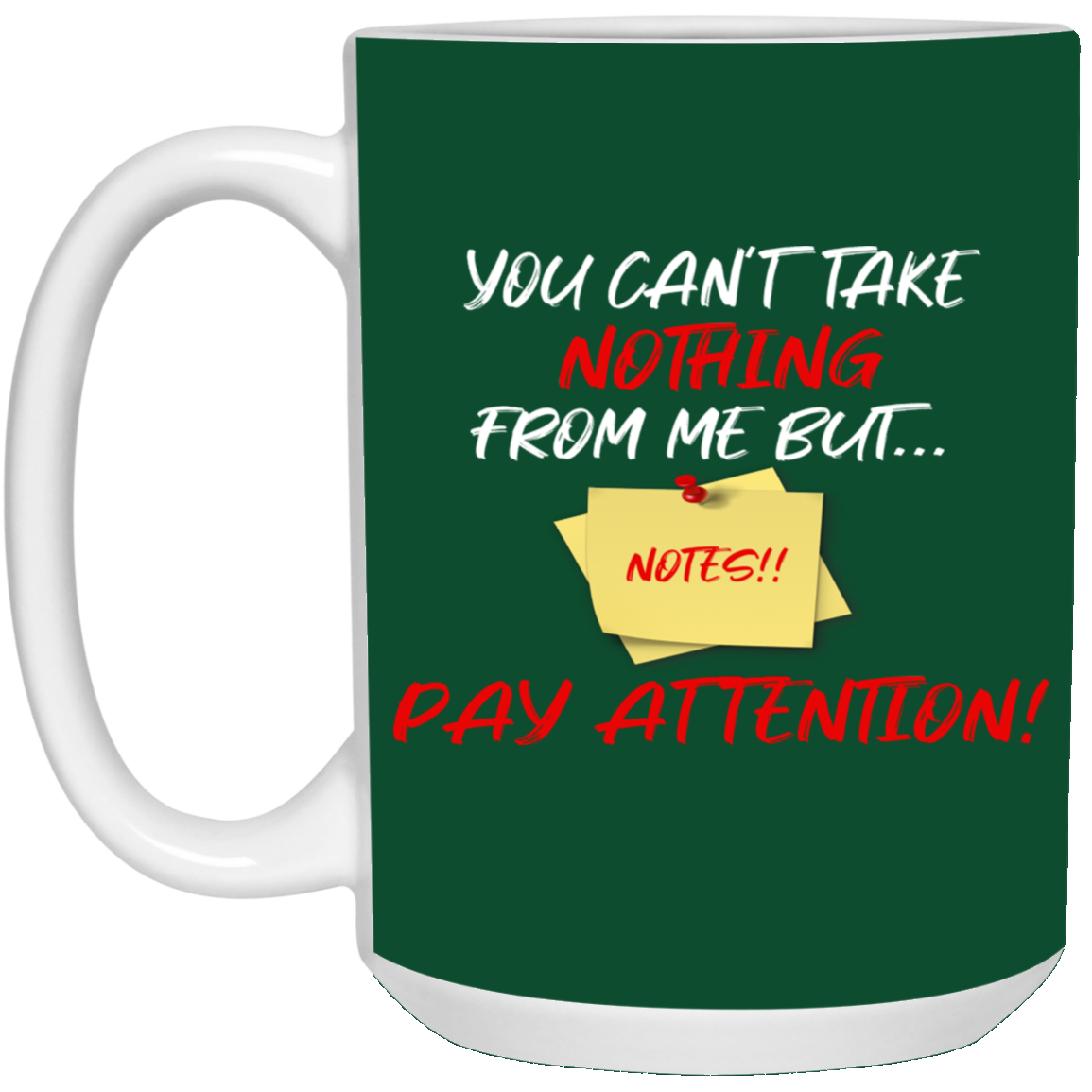 Notes-15oz White Mug