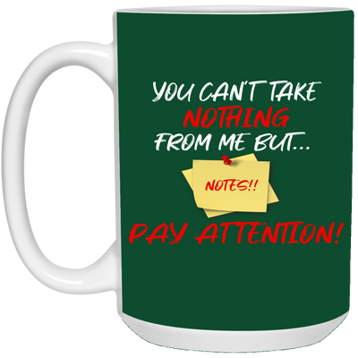 Notes-15oz White Mug