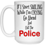 Smiling-Crying-15oz White Mug