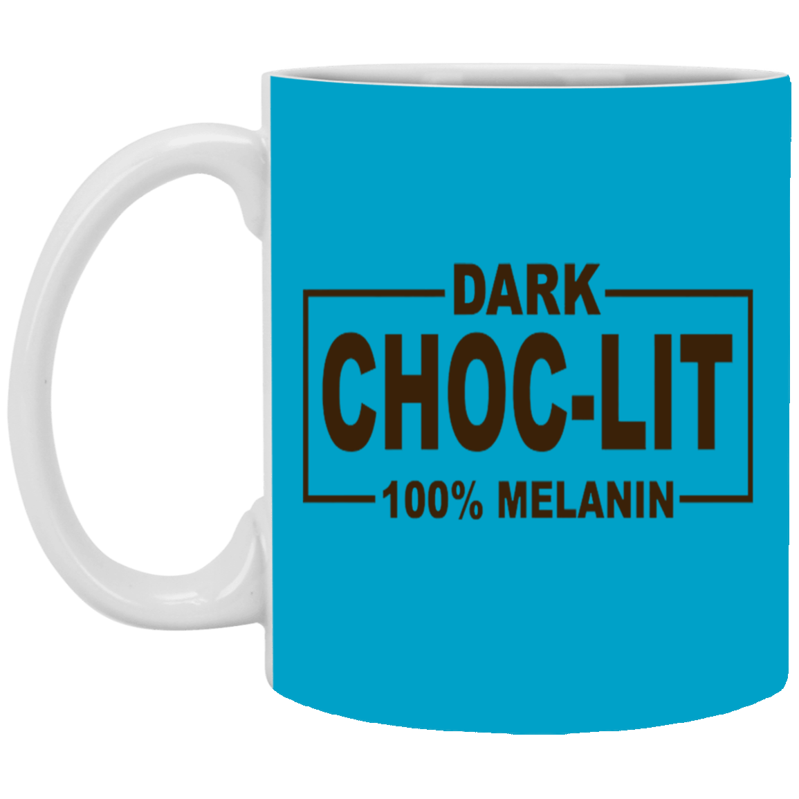 Dark Choc-Lit-11oz White Mug