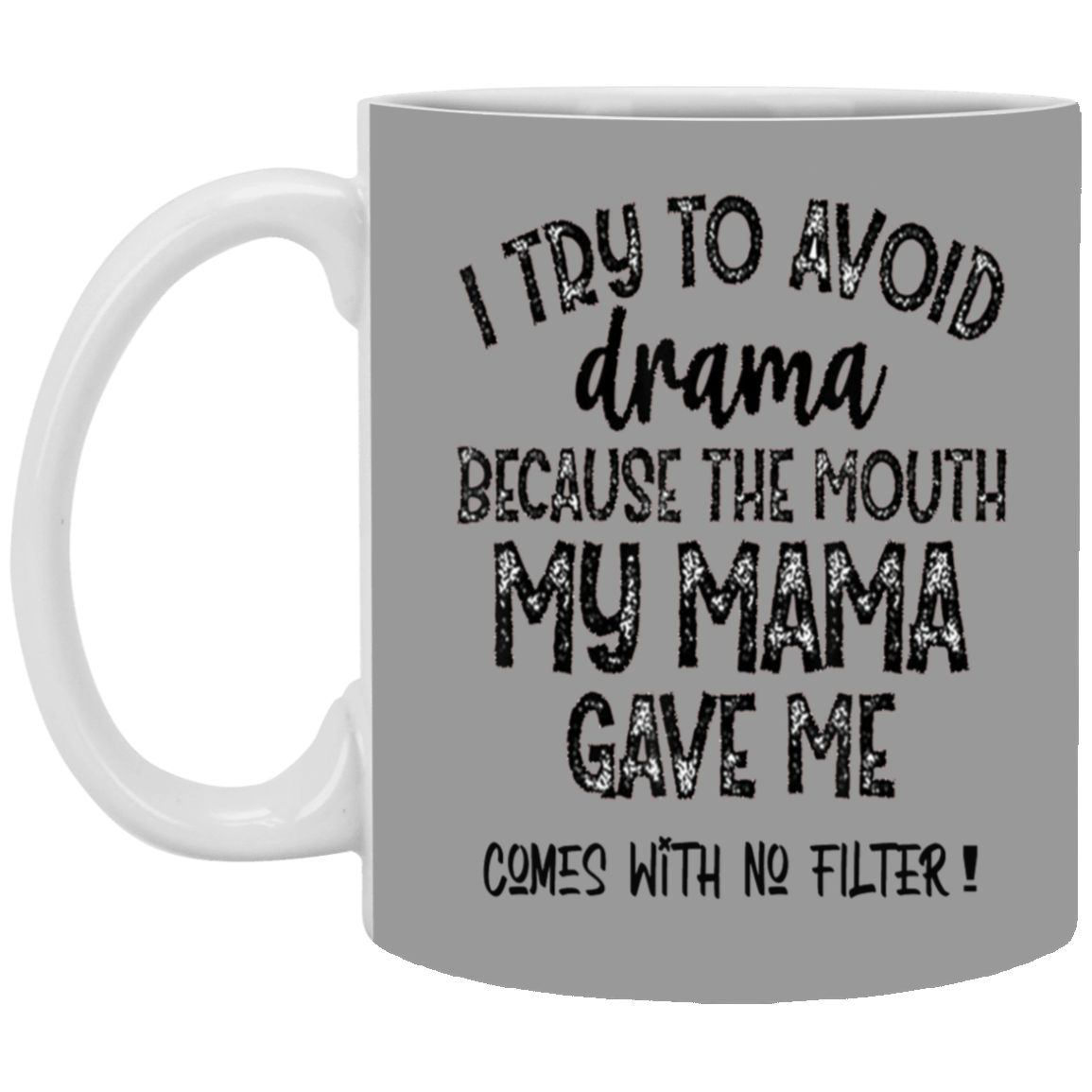 No Filter-11oz White Mug