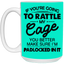 Rattle My Cage-15oz White Mug