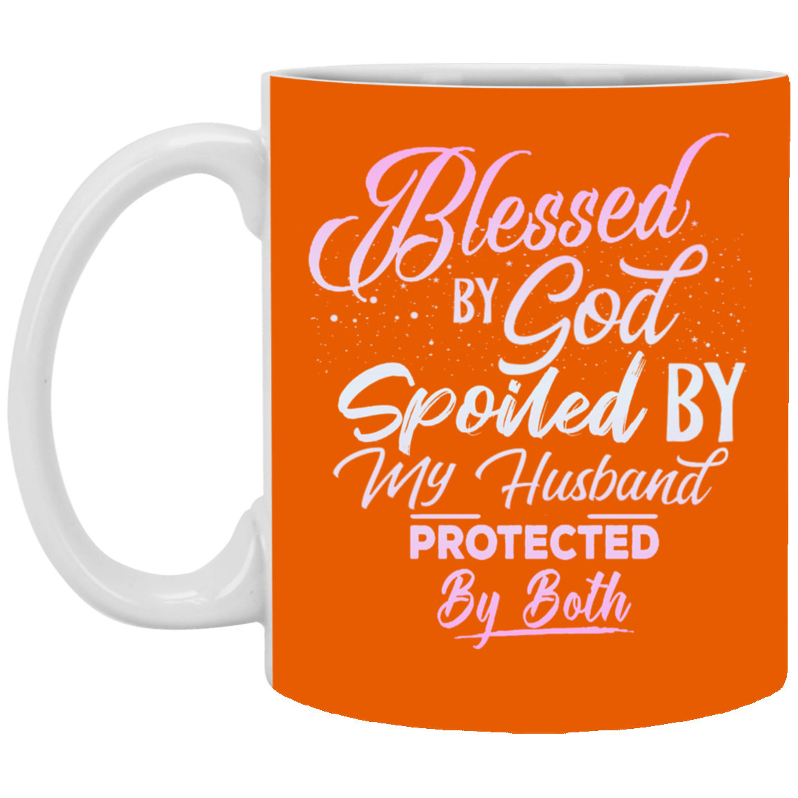 Blessed & Spoiled Gradient-11oz White Mug