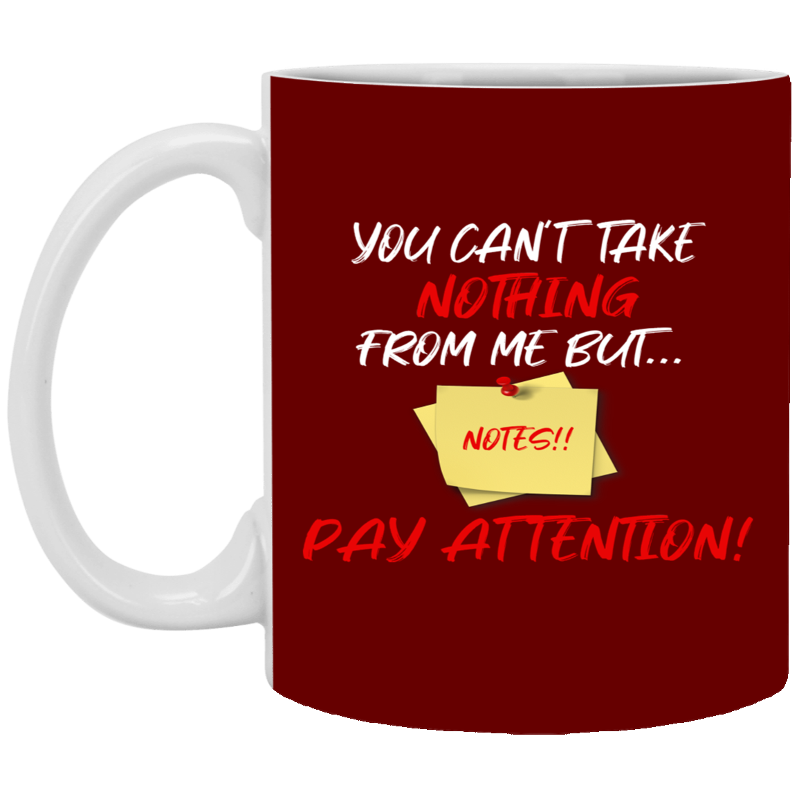 Notes-11oz White Mug