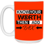 Know Your Worth-15oz White Mug