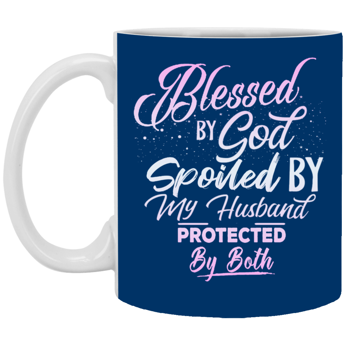 Blessed & Spoiled Gradient-11oz White Mug