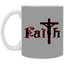 Faith-11oz White Mug