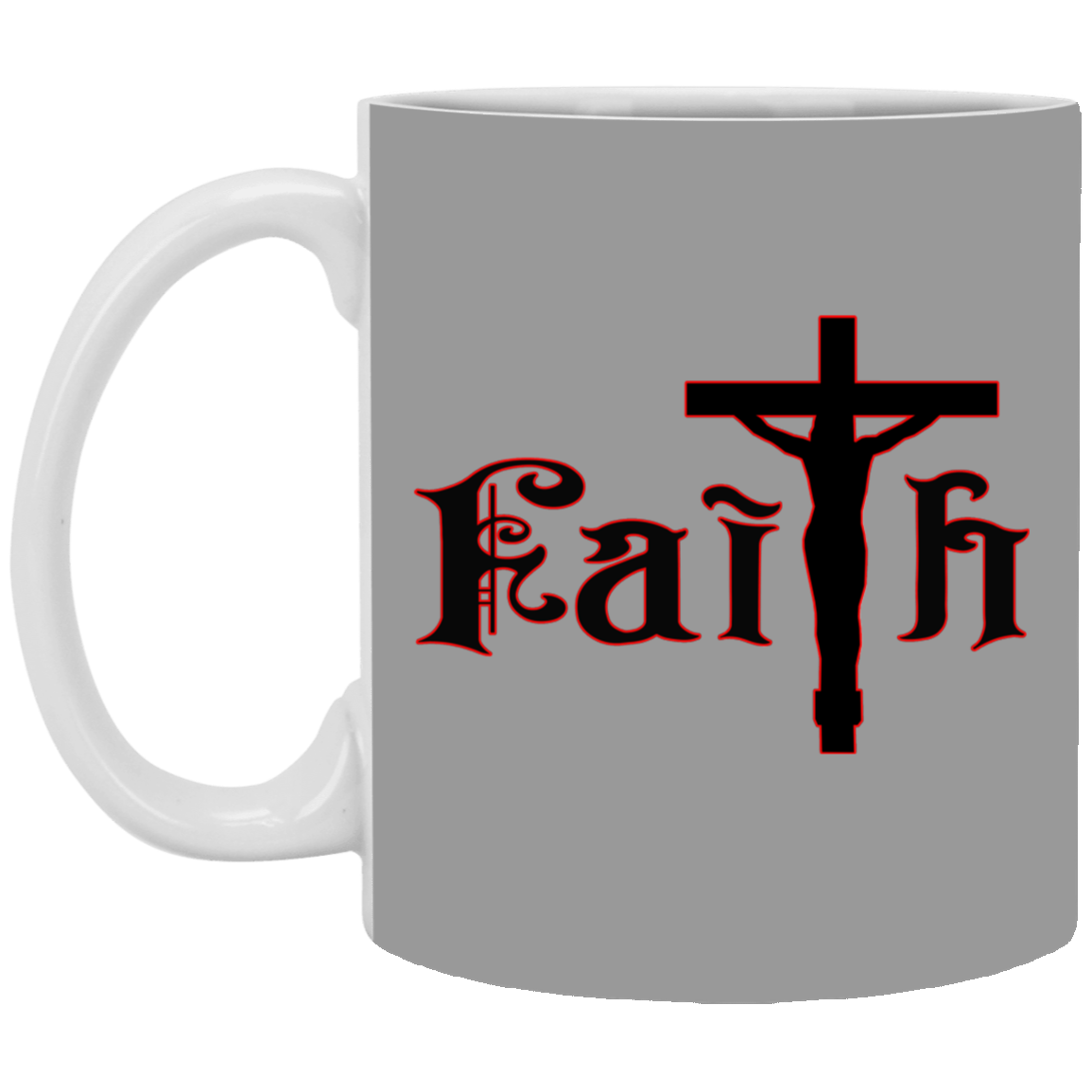 Faith-11oz White Mug