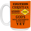 Christian Under Construction-15oz White Mug