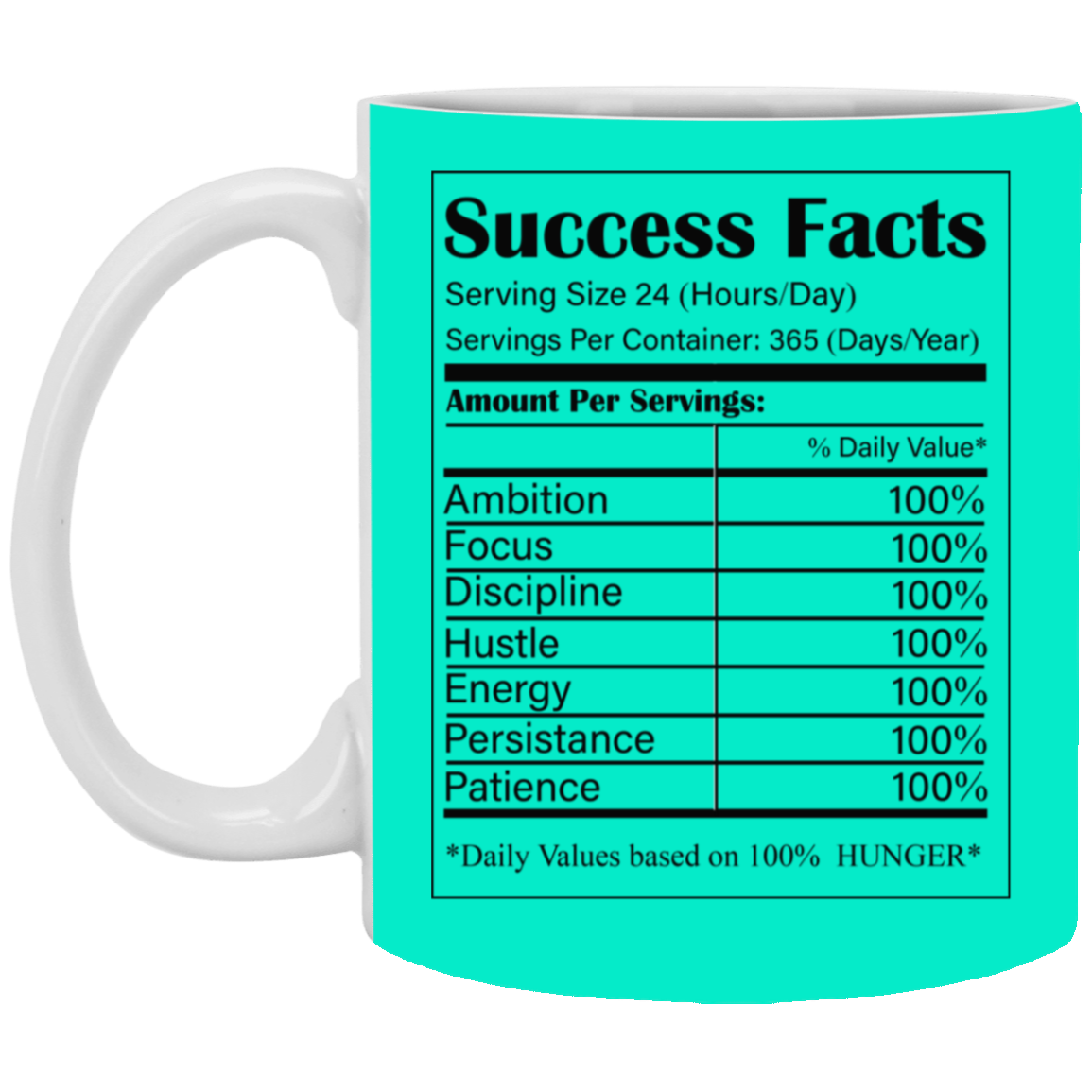 Success Facts-11oz White Mug