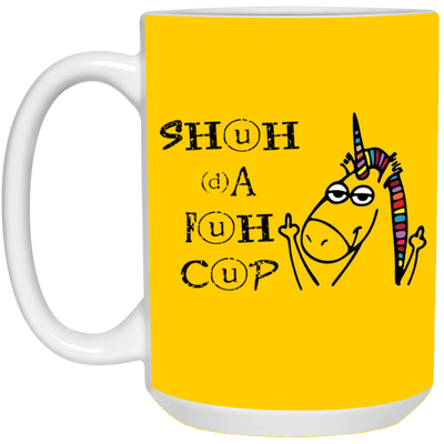 Shuhdafuhcup-15oz White Mug