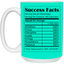 Success Facts-15oz White Mug