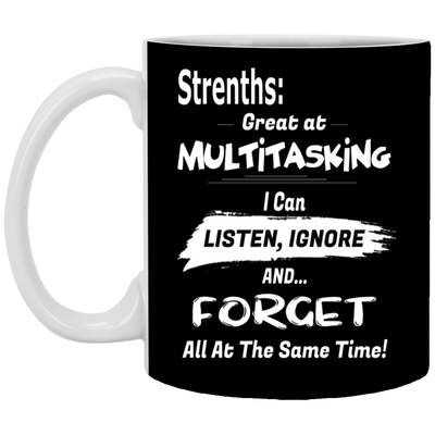 Multitasking Strengths-11oz White Mug
