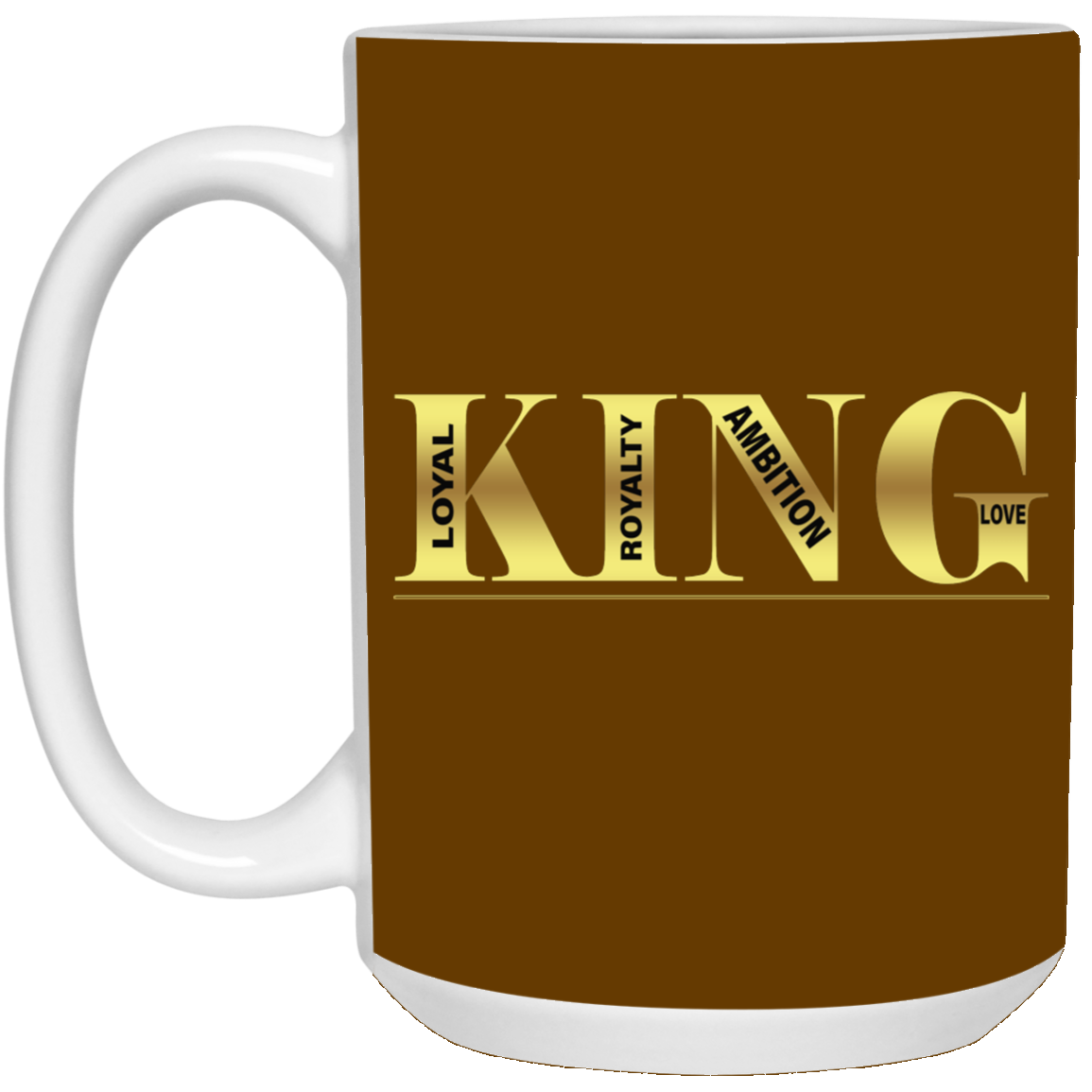 King-15oz White Mug