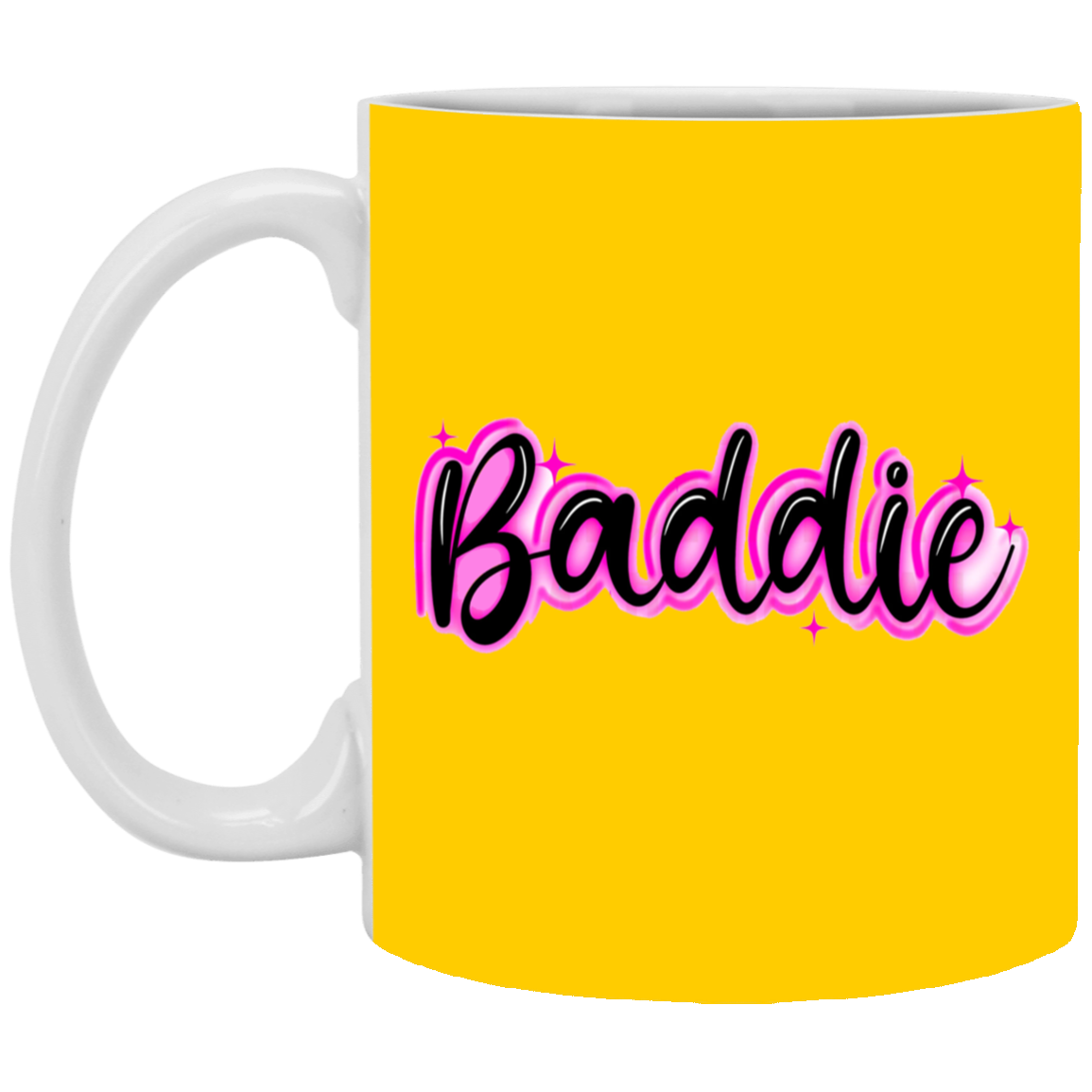 Baddie Gradient-11oz White Mug