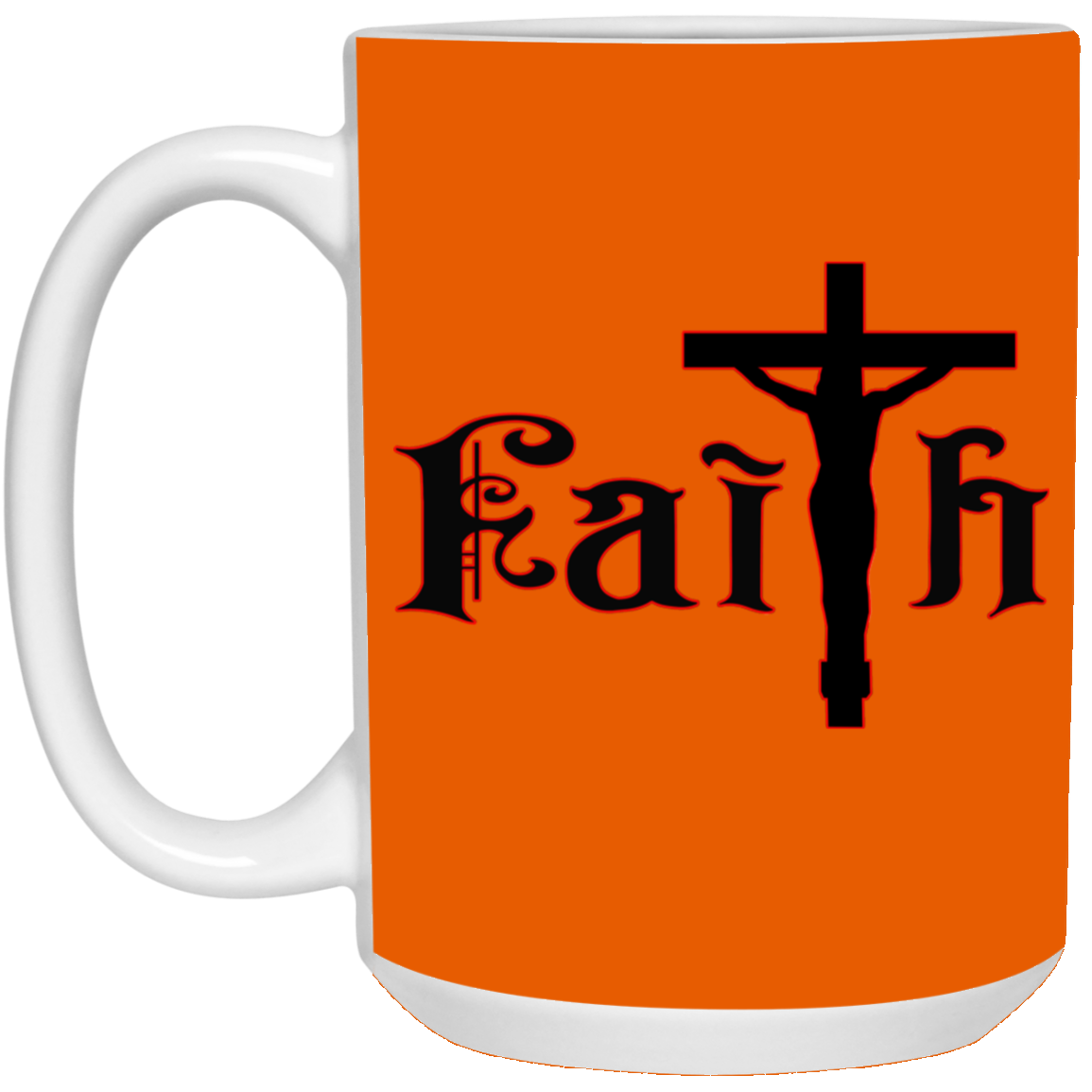 Faith-15oz White Mug