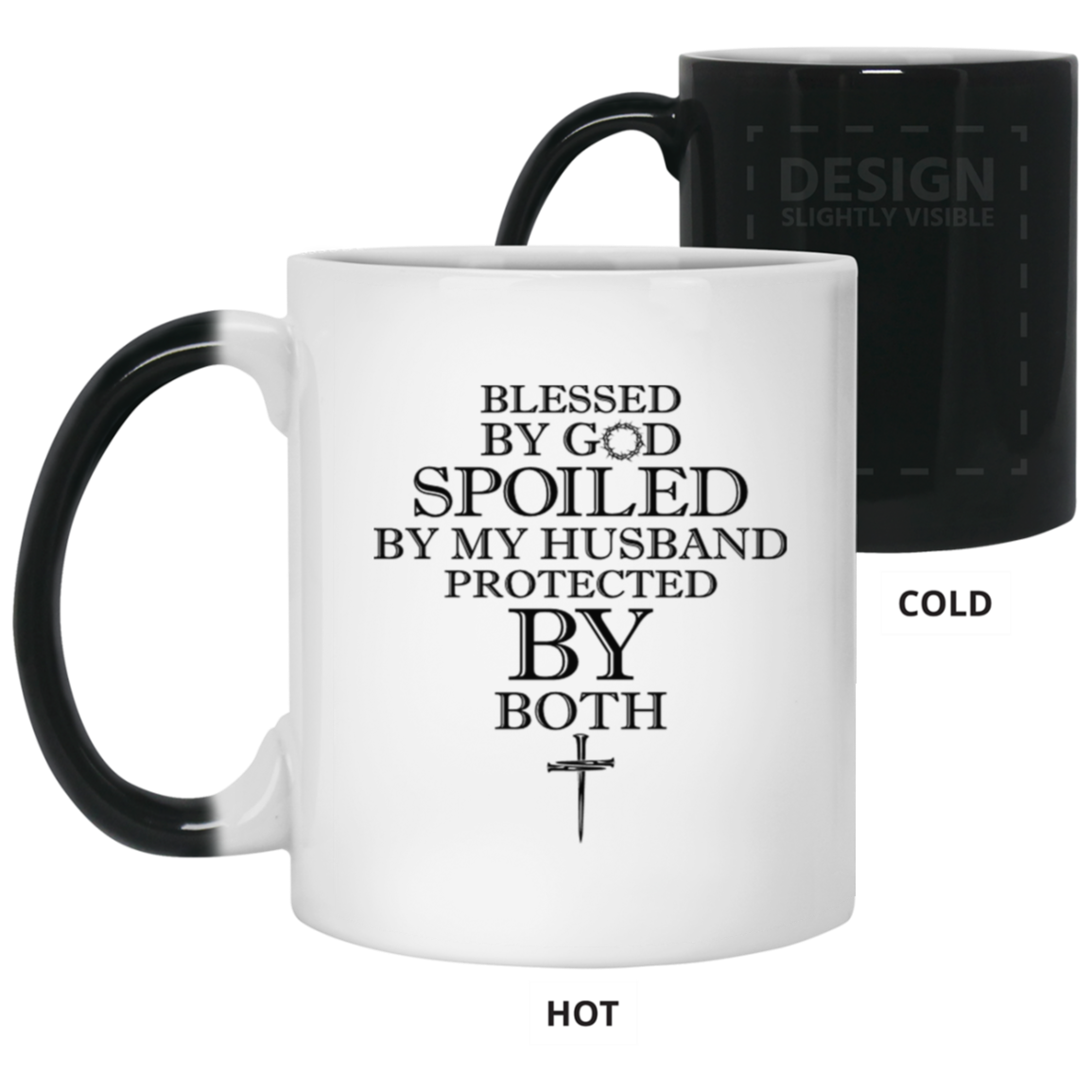 Blessed by God-11oz Color Changing Mug