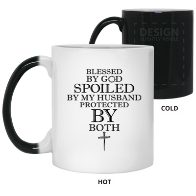 Blessed by God-11oz Color Changing Mug