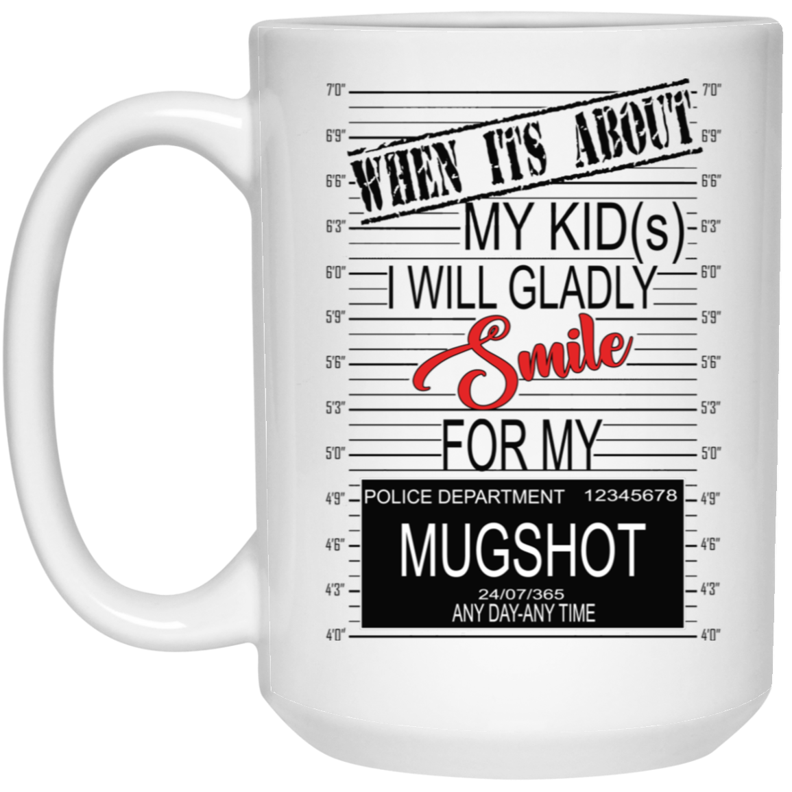 Mugshot-15oz White Mug
