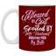 Blessed & Spoiled Gradient-11oz White Mug