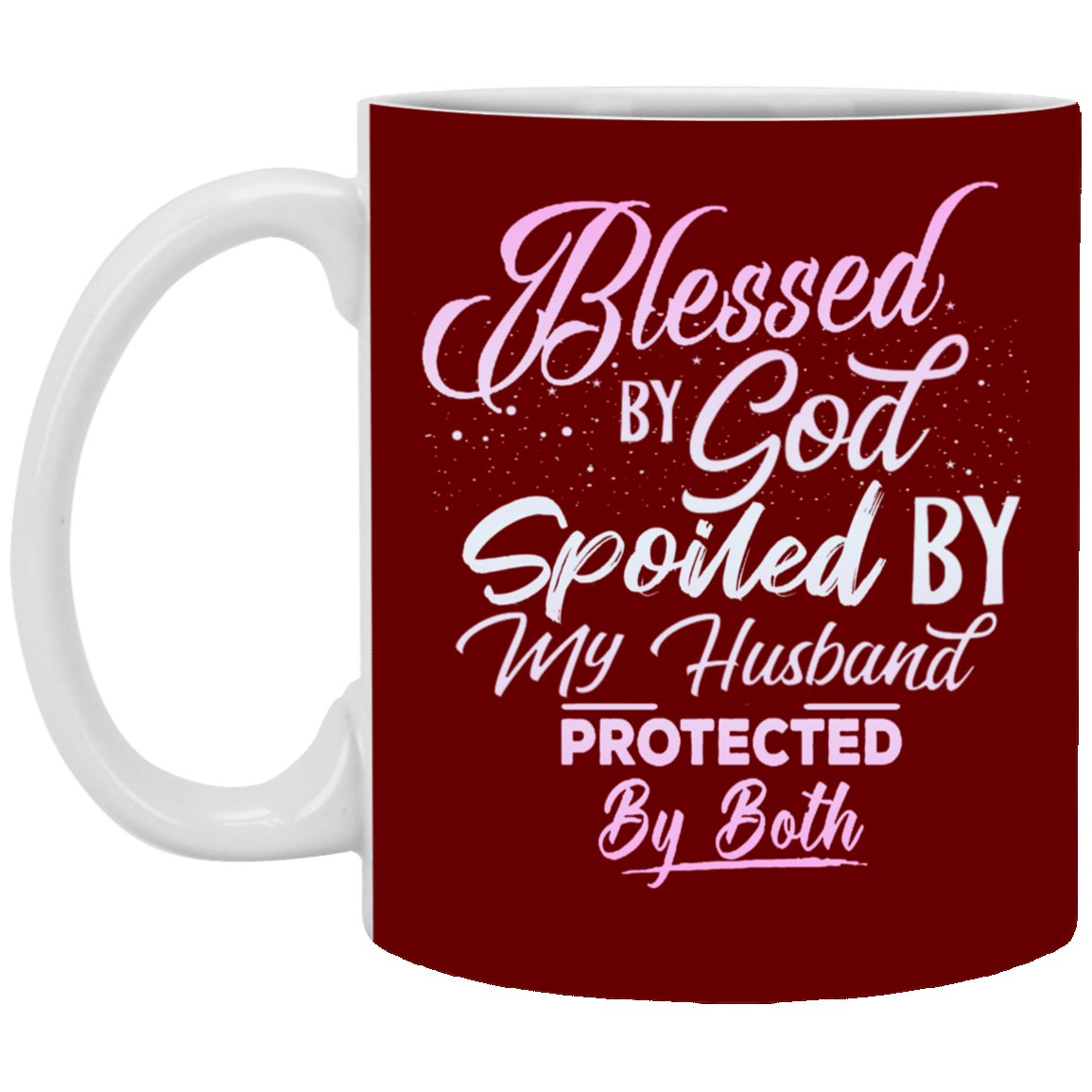 Blessed & Spoiled Gradient-11oz White Mug