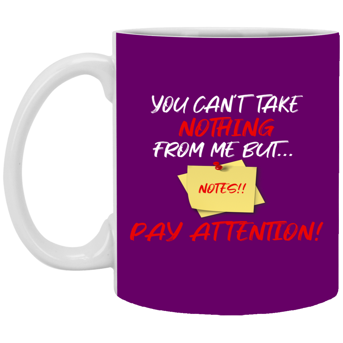 Notes-11oz White Mug