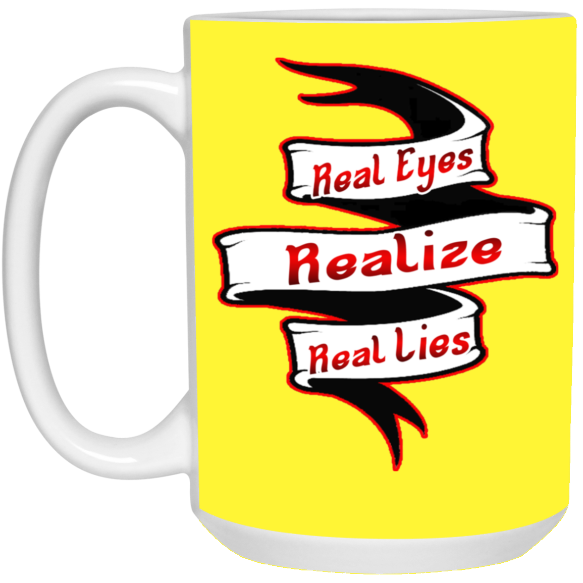 Real Eyes-15oz White Mug