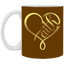 Faith Heart-11oz White Mug