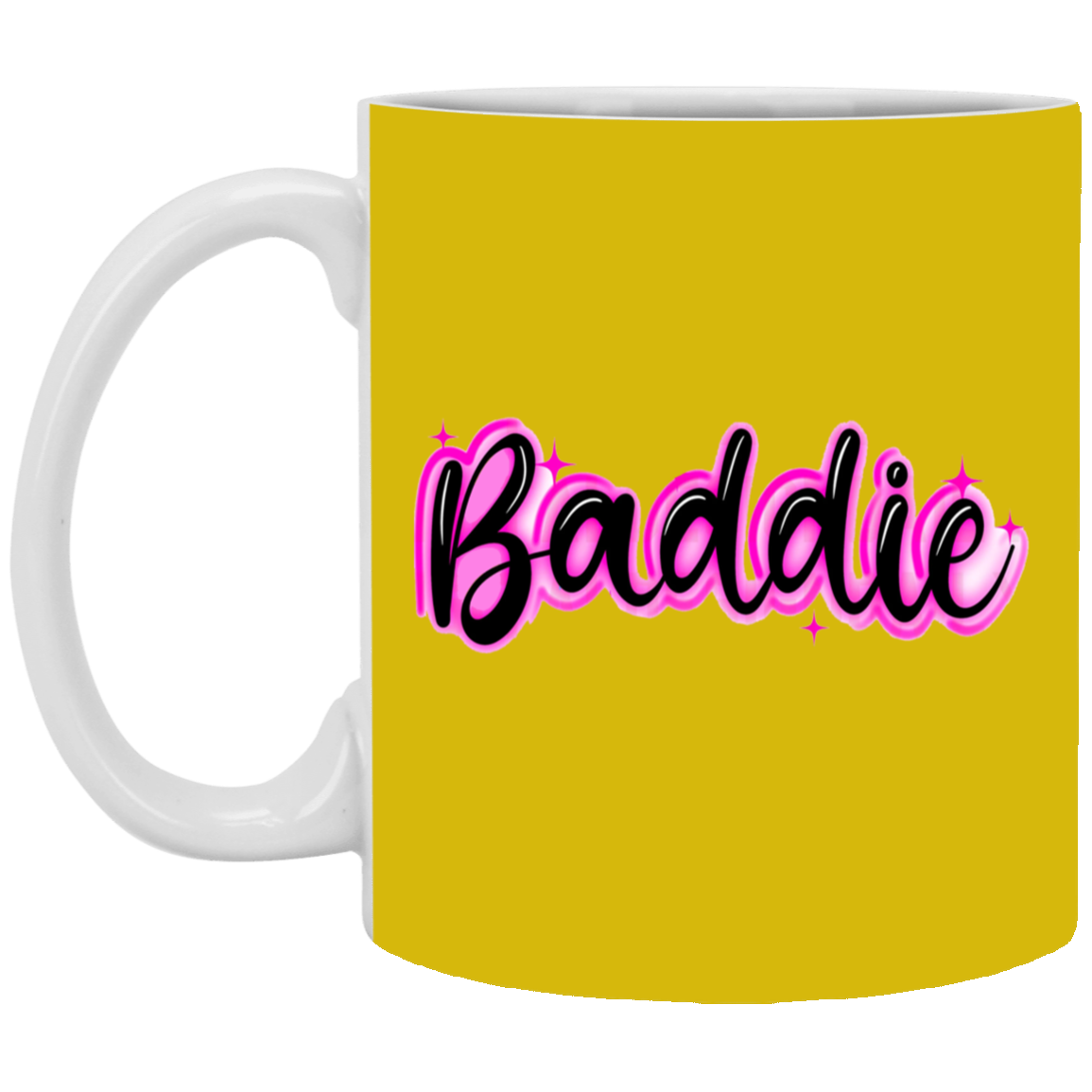 Baddie Gradient-11oz White Mug