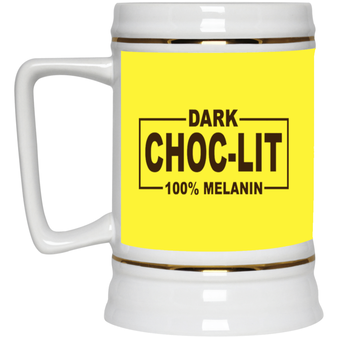 Dark Choc-Lit-Beer Stein 22oz.