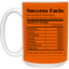 Success Facts-15oz White Mug