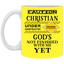 Christian Under Construction-11oz White Mug