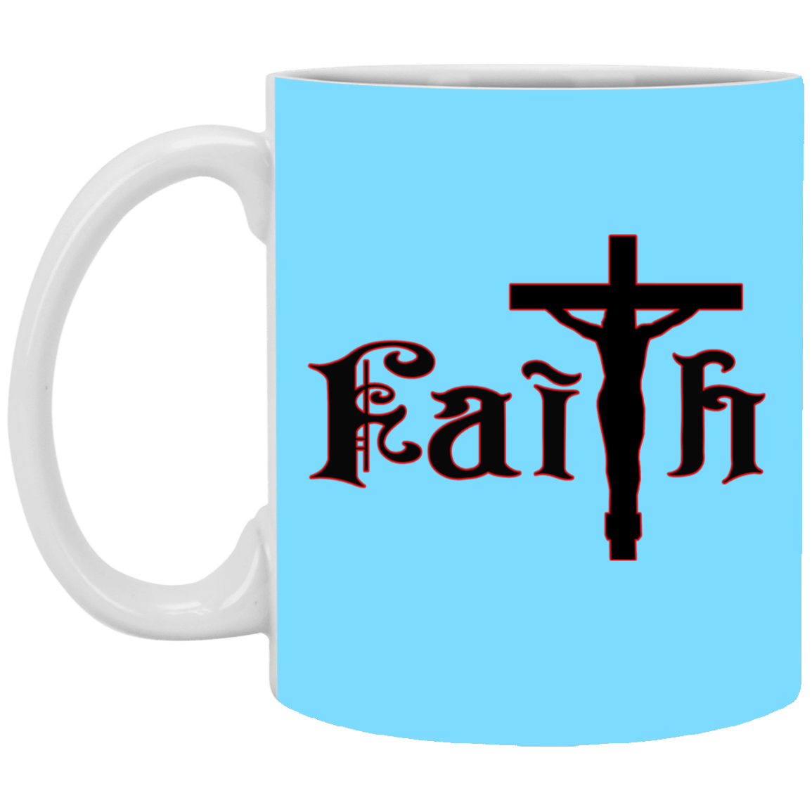 Faith-11oz White Mug