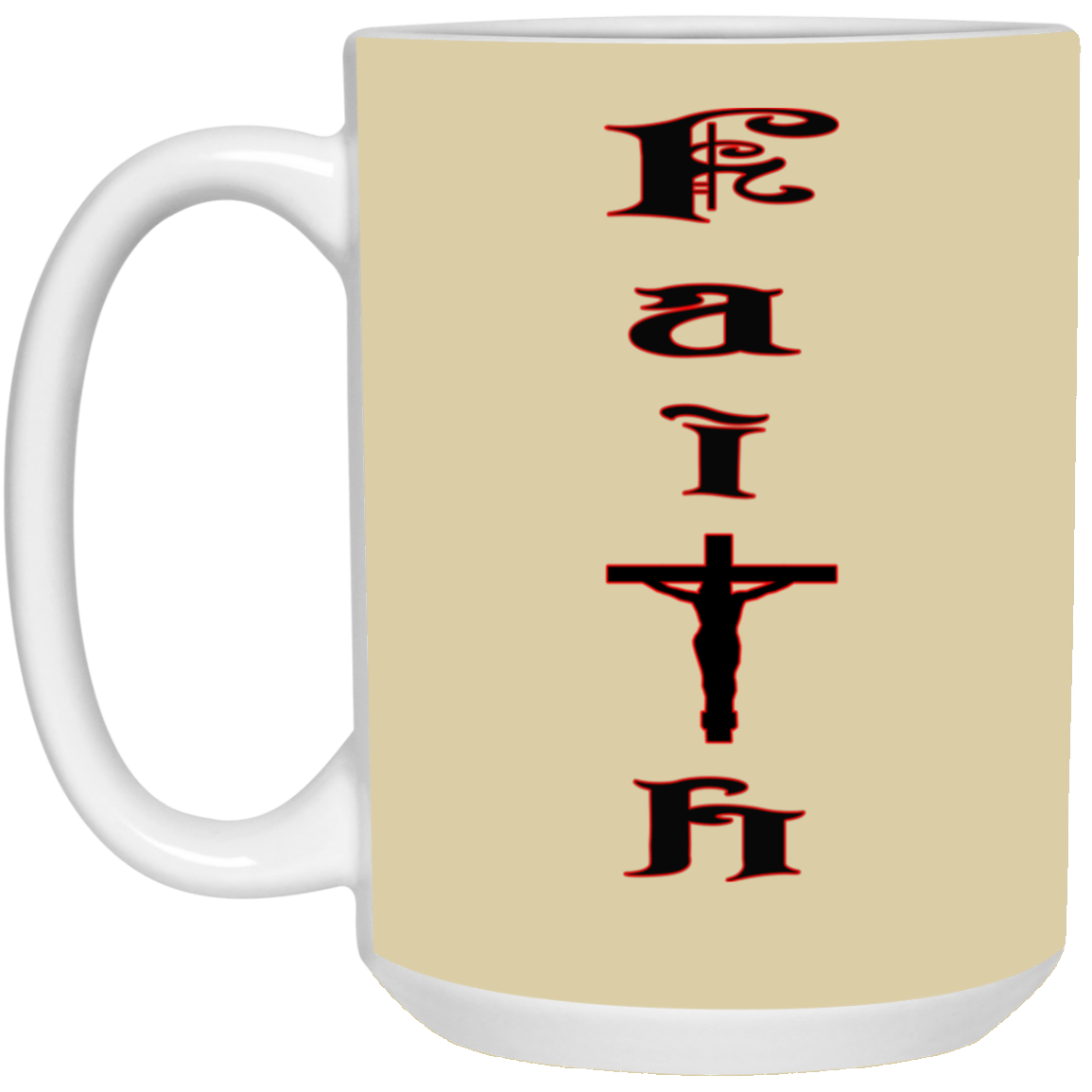 Faith-15oz White Mug