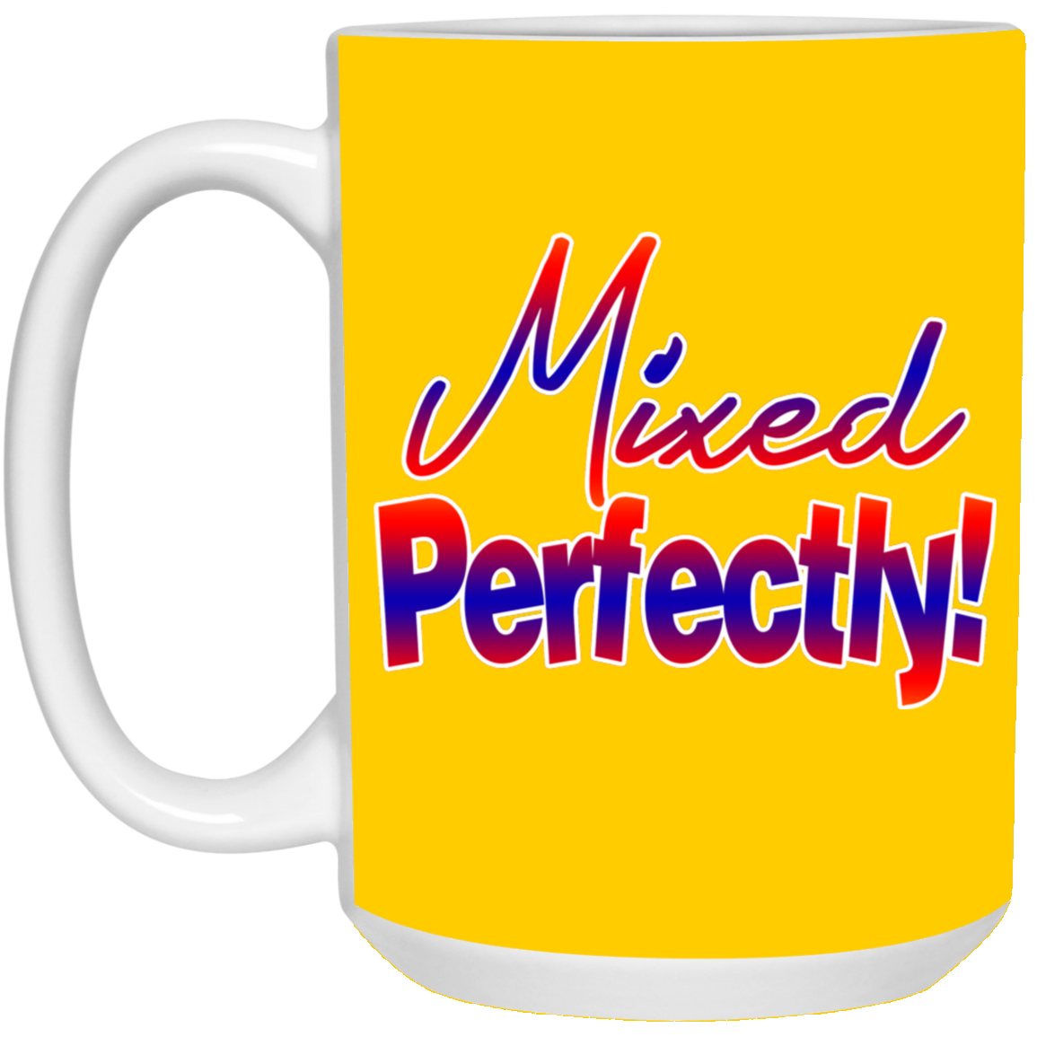 Mixed Perfectly-15oz White Mug