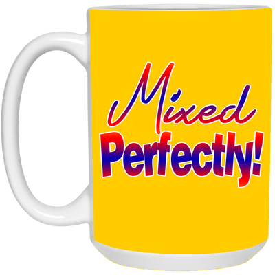 Mixed Perfectly-15oz White Mug