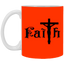 Faith-11oz White Mug
