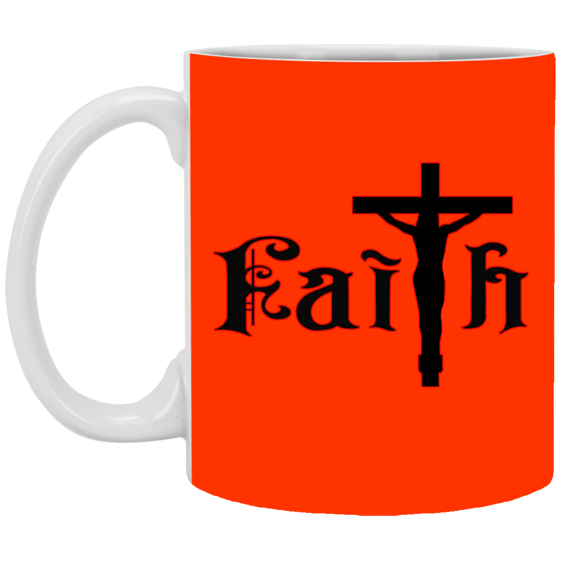 Faith-11oz White Mug