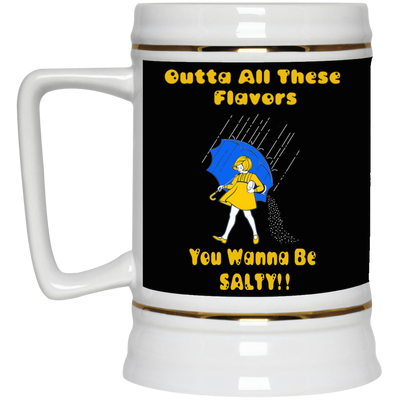 Salty-White Girl-Beer Stein 22oz.