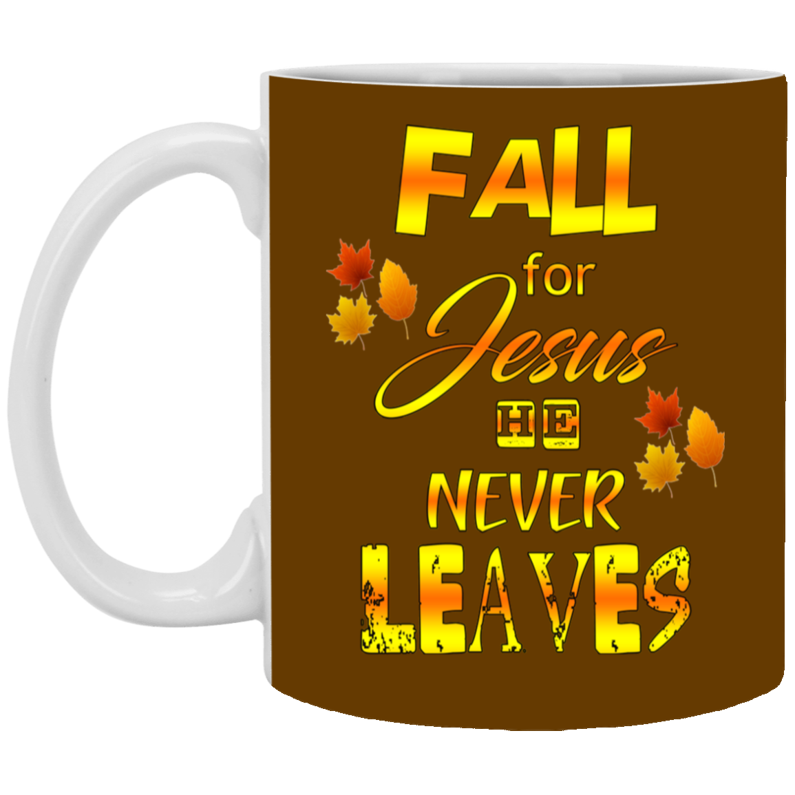 Fall For Jesus-11oz White Mug