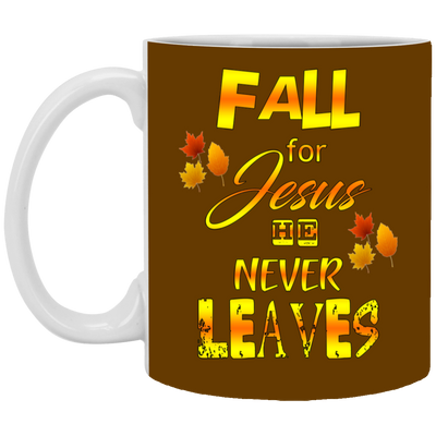 Fall For Jesus-11oz White Mug