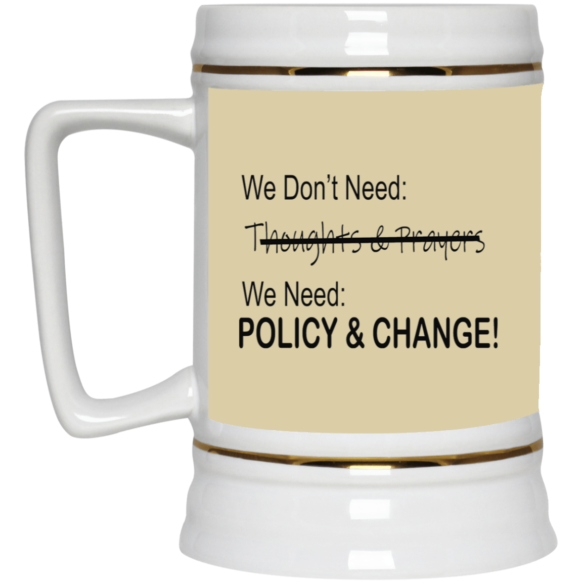 Change-Beer Stein 22oz.